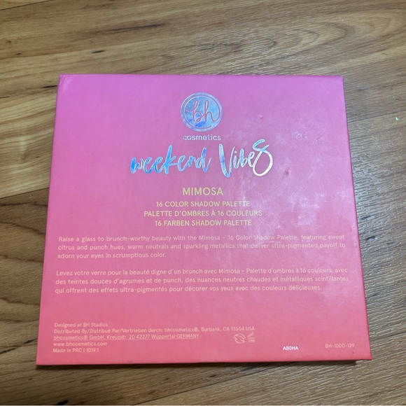 BH Cosmetics Weekend Vibes Mimosa Palette - Picture 3 of 4